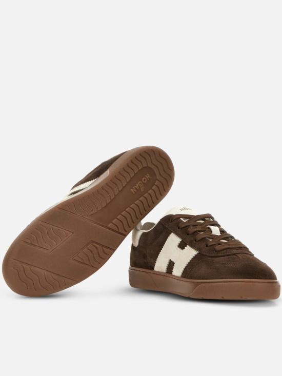 26FW 호간 쿨 스니커즈 HXM6470FB60 PJQ Brown - HOGAN