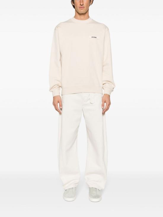 26FW 자크뮈스 그로그랭 스웨트 셔츠 SSM00206 AJ00126 150 Neutrals - JACQUEMUS