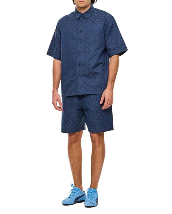 25SS 지방시 숏팬츠 BM51J75YCC063 Blue - GIVENCHY
