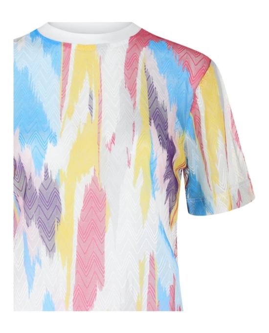  엠 미쏘니 반팔 티셔츠 S23UL04 BR00JO SM8MQ 90006 XS Multicolor - M MISSONI