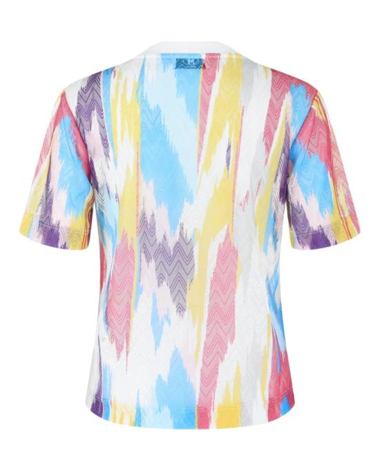  엠 미쏘니 반팔 티셔츠 S23UL04 BR00JO SM8MQ 90006 XS Multicolor - M MISSONI