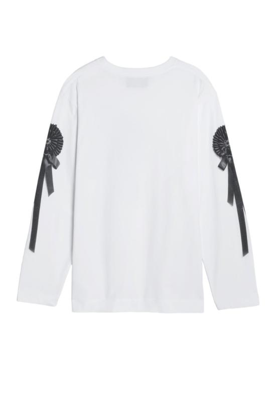 26FW 시몬로샤 긴팔 티셔츠 5194P71W0569WHITE White - SIMONE ROCHA