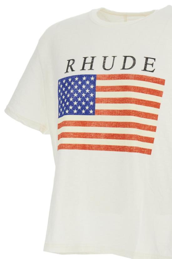26SS 루드 반팔 티셔츠 RHPS26TT230123166 White - RHUDE
