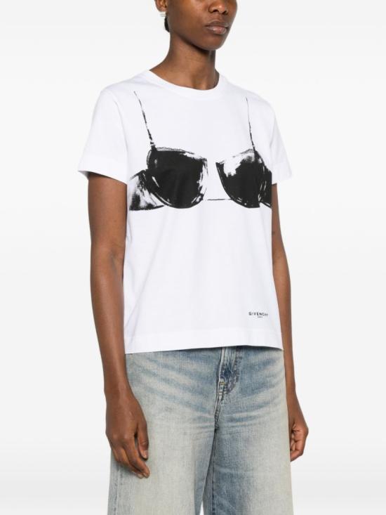 26SS 지방시 반팔 티셔츠 BW70FJP7FQ 116 White - GIVENCHY