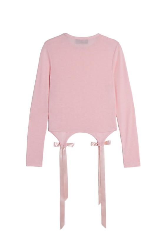 26FW 시몬로샤 긴팔 티셔츠 53130571SOFTPINK Pink - SIMONE ROCHA