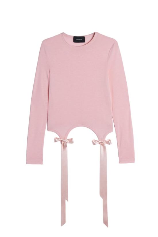 26FW 시몬로샤 긴팔 티셔츠 53130571SOFTPINK Pink