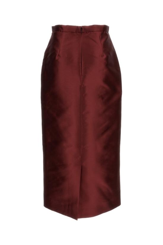 26FW 에르뎀 스커트 PF26S90151296012BORDEAUX Burgundy - ERDEM