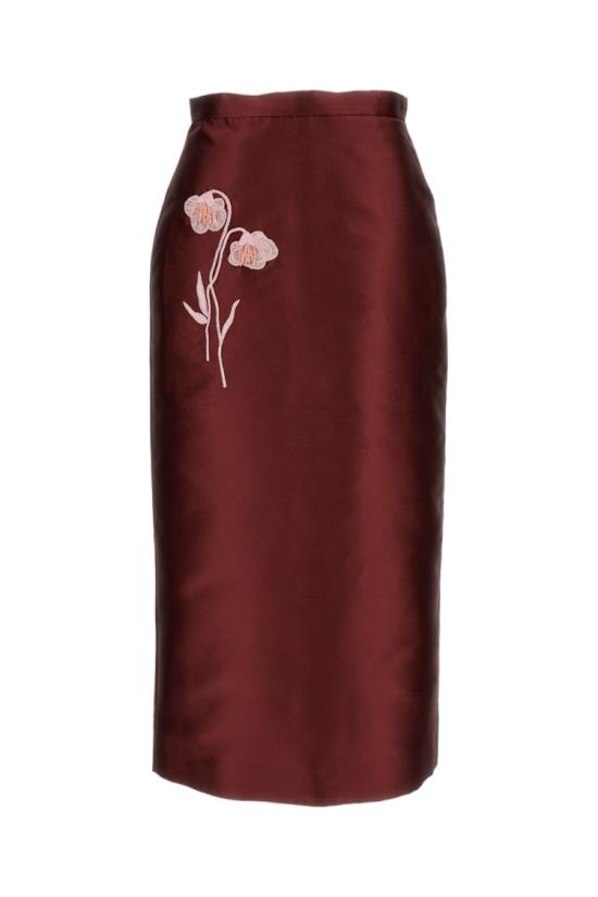 26FW 에르뎀 스커트 PF26S90151296012BORDEAUX Burgundy