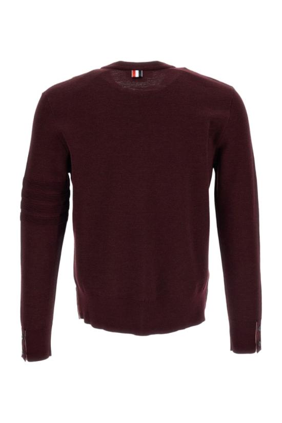 26FW 톰브라운 니트웨어 MKA586AY1055615 Burgundy - THOM BROWNE