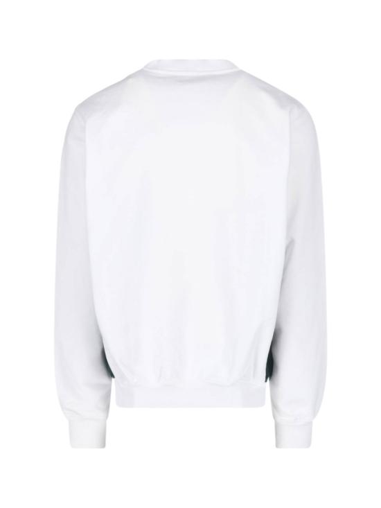 26FW 카사블랑카 니트웨어 M PF26 JTP 293 03CASABLANCA STACKED LOGO White - CASABLANCA
