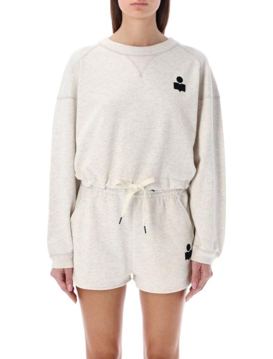 25FW 이자벨마랑에뚜왈 마고 로고 스웨트셔츠 SW0005FAA1M07E23EC Neutrals