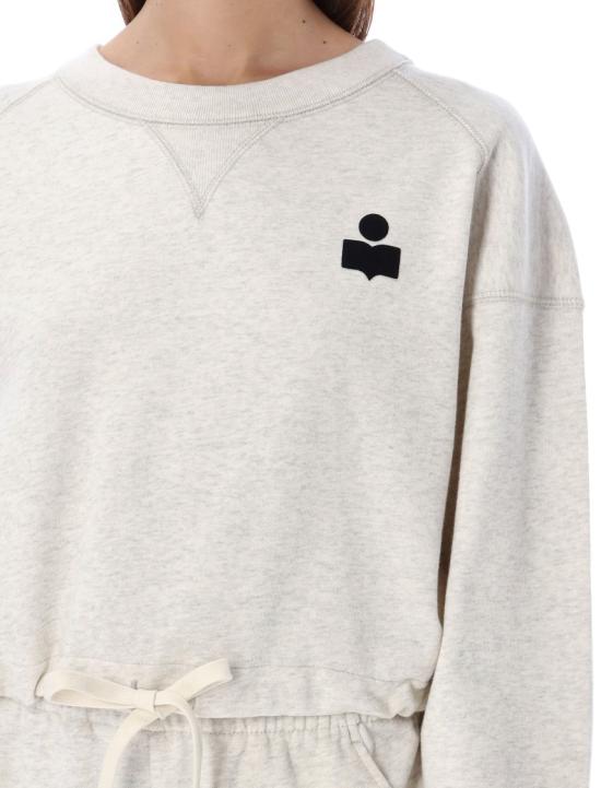 25FW 이자벨마랑에뚜왈 마고 로고 스웨트셔츠 SW0005FAA1M07E23EC Neutrals - ISABEL MARANT ETOILE