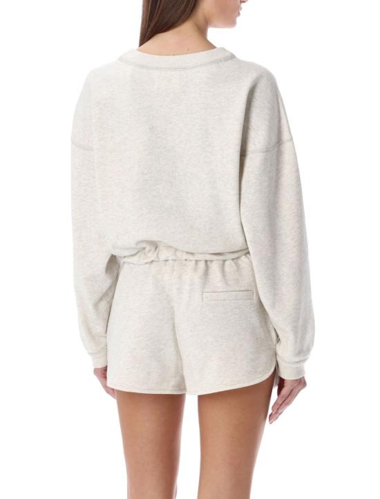 25FW 이자벨마랑에뚜왈 마고 로고 스웨트셔츠 SW0005FAA1M07E23EC Neutrals - ISABEL MARANT ETOILE