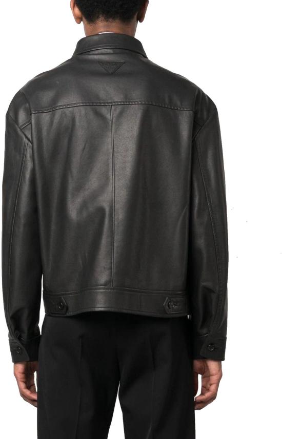  프라다 가죽 자켓 15427229286740 BLACK - PRADA