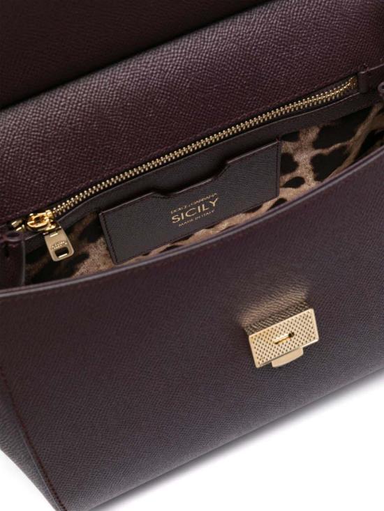 25FW 돌체앤가바나 라지 시실리 핸드백 BB6002B10018M073 PURPLE - DOLCE & GABBANA