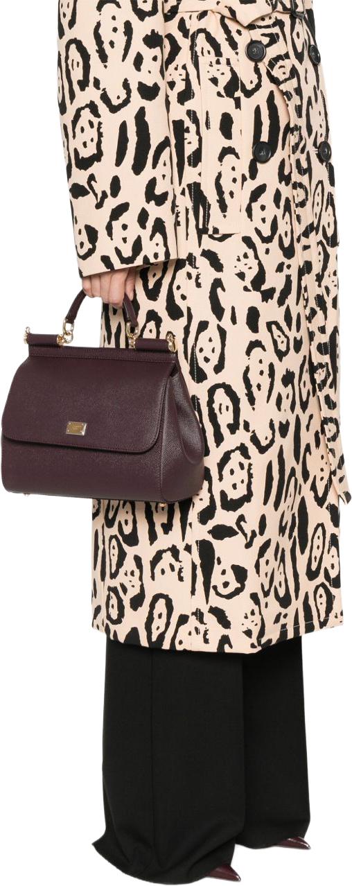 25FW 돌체앤가바나 라지 시실리 핸드백 BB6002B10018M073 PURPLE - DOLCE & GABBANA