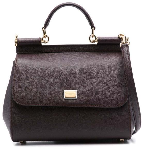 25FW 돌체앤가바나 라지 시실리 핸드백 BB6002B10018M073 PURPLE