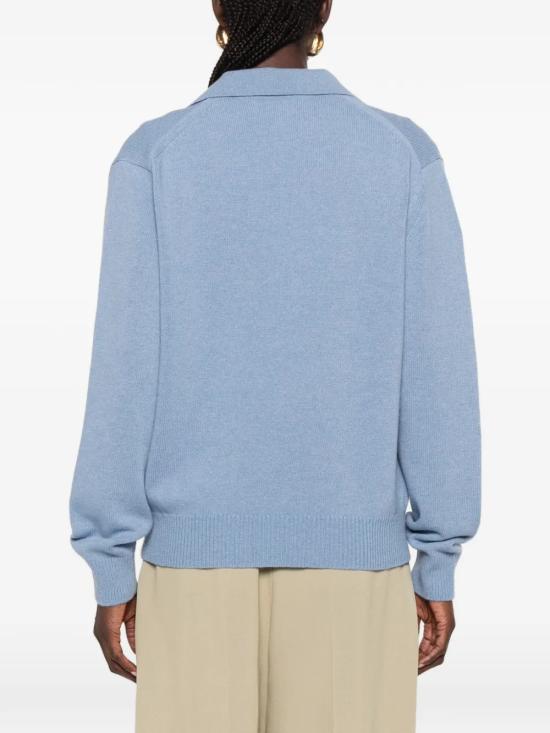 26FW 빅토리아 베컴 긴팔 티셔츠 1326KJU007475A9901 Light Blue - VICTORIA BECKHAM