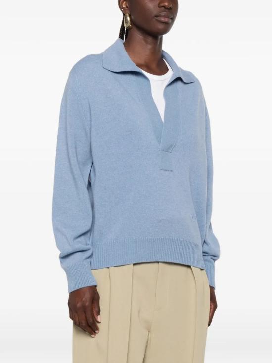 26FW 빅토리아 베컴 긴팔 티셔츠 1326KJU007475A9901 Light Blue - VICTORIA BECKHAM