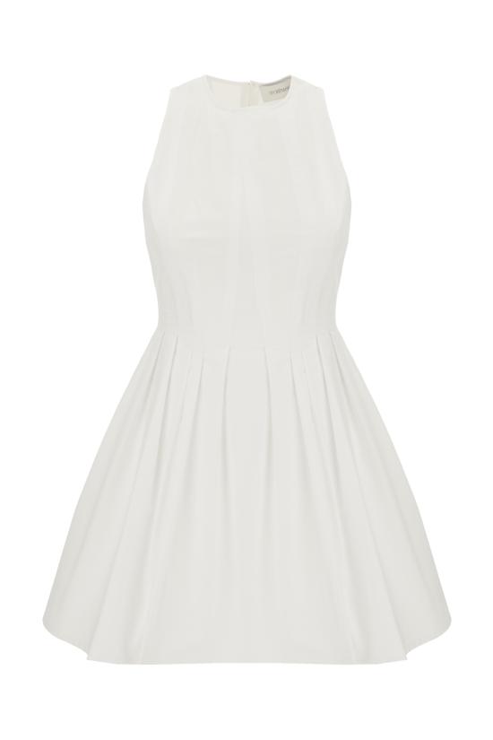 26SS 스포트막스 원피스 SPXARA 001 BIANCO OTTICO
