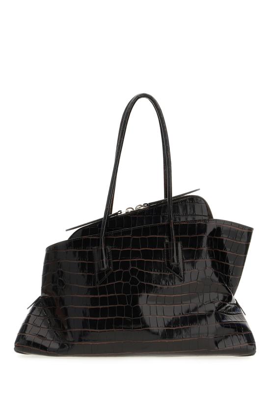26FW 디 아티코 라 파세지아타 미디엄 탑 핸들 백 250WAH00054LBT021PR 207 COFFEE - THE ATTICO