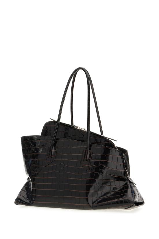 26FW 디 아티코 라 파세지아타 미디엄 탑 핸들 백 250WAH00054LBT021PR 207 COFFEE - THE ATTICO