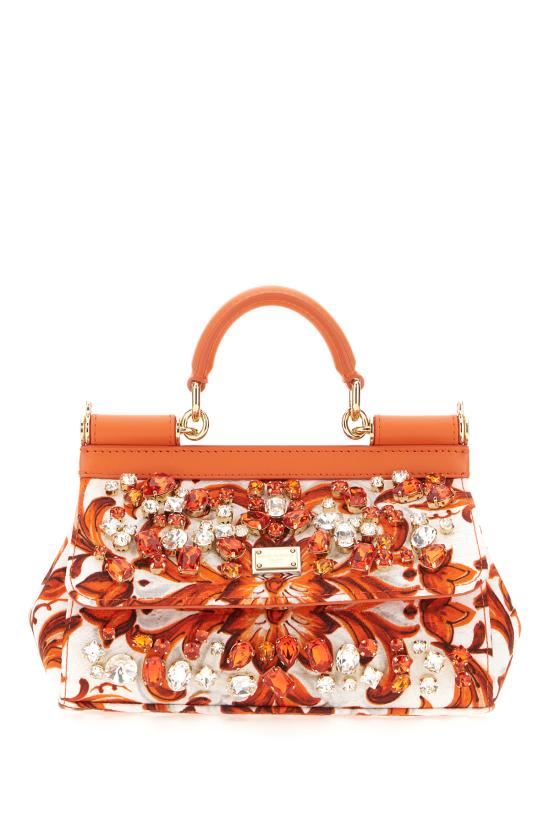 26FW 돌체앤가바나 SICILY 시실리 스몰 핸드백 BB7116B0815 IH3TN MAIOLICA 6 ORANGE