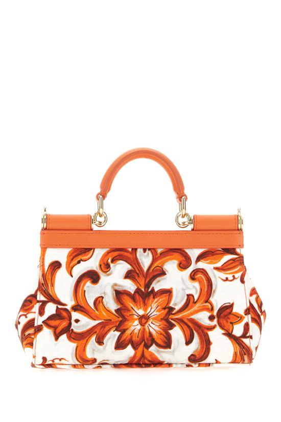 26FW 돌체앤가바나 SICILY 시실리 스몰 핸드백 BB7116B0815 IH3TN MAIOLICA 6 ORANGE - DOLCE & GABBANA