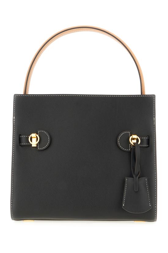 26SS 토리버치 스몰 리 리즈윌 더블백 61302 001 BLACK - TORY BURCH