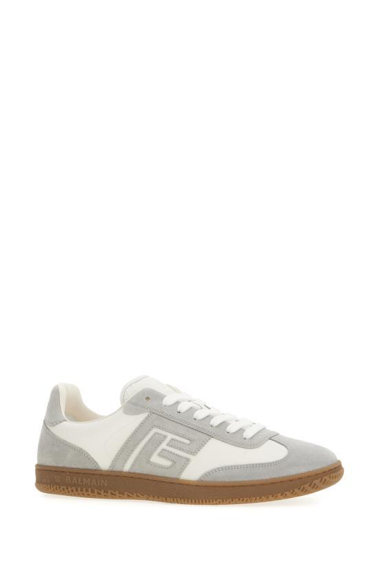 26FW 발망 스니커즈 HM1VI360LBEW YKS GRIS CLAIR BLANC - BALMAIN
