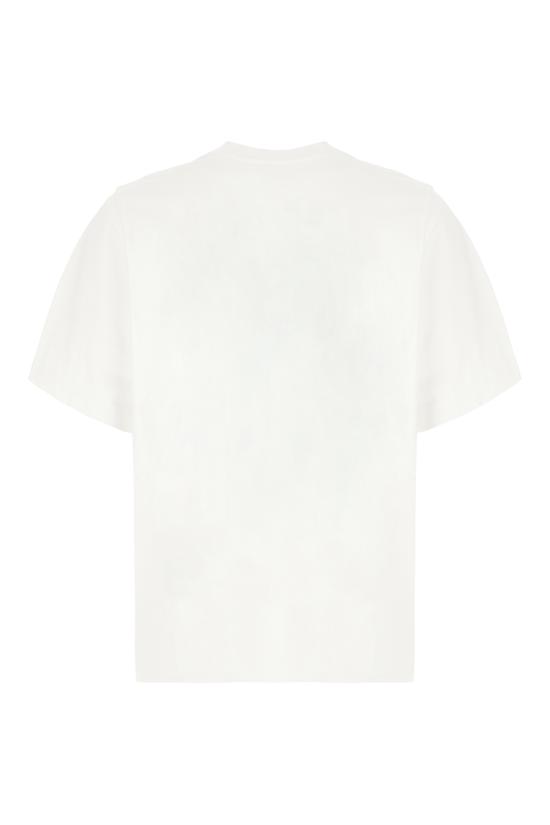 26FW 카사블랑카 반팔 티셔츠 MPF26JTS001 11 WHITE JERSEY - CASABLANCA