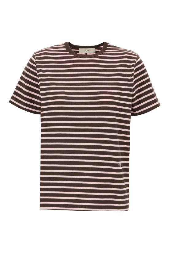 26SS 던스트 반팔 티셔츠 UDTS6B126W2 BROWNPINK
