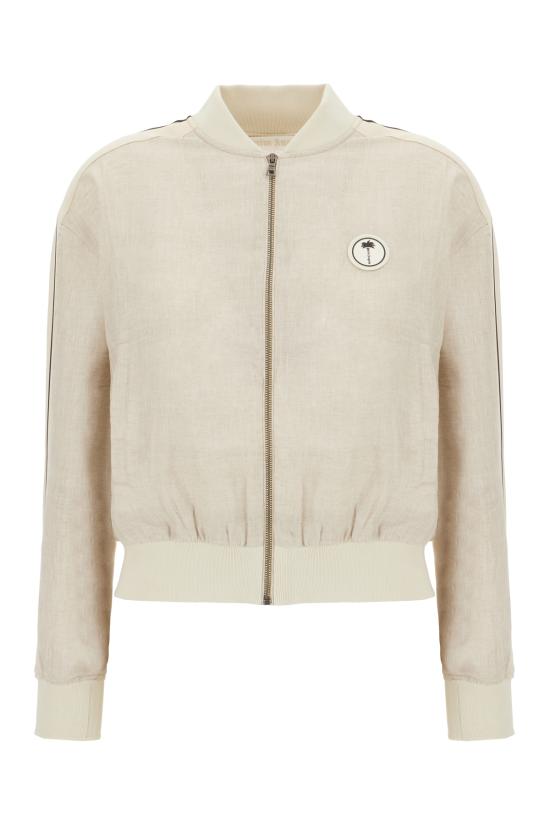 26SS 팜앤젤스 봄버 자켓 PWBD06BS26FAB001 6103 BEIGE OFF WHITE