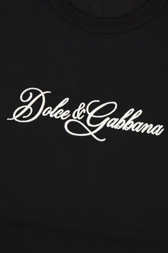 26FW 돌체앤가바나 반팔 티셔츠 G8PT1ZG7P9K N0000 Nero - DOLCE & GABBANA