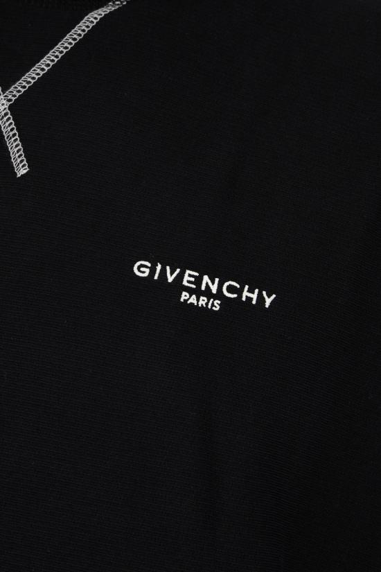26SS 지방시 후드 티셔츠 BMJ0NH3YS1 001 BLACK - GIVENCHY