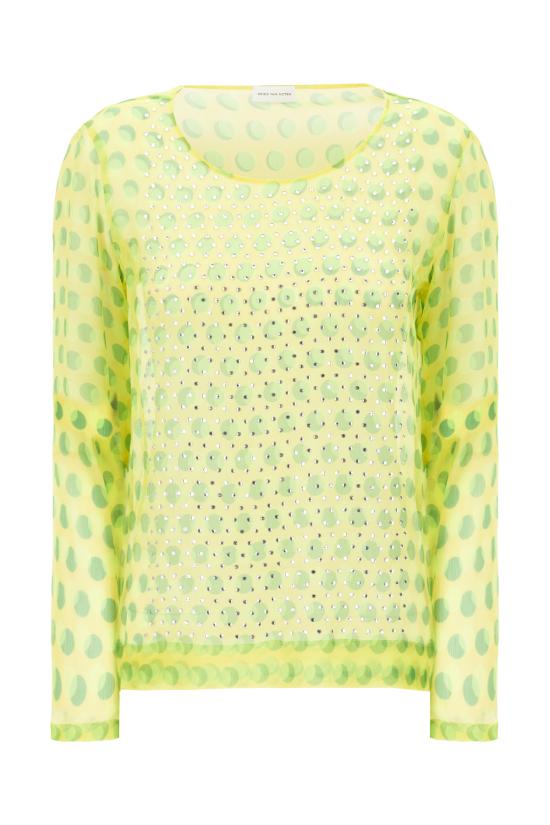 26SS 드리스 반 노튼 긴팔 티셔츠 2610107533094 202 YELLOW