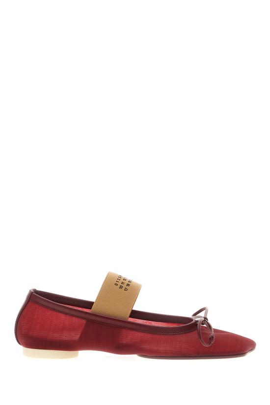 26FW MM6 메종마르지엘라 플랫 슈즈 S59WZ0101P7138 T4074 RUBY WINE