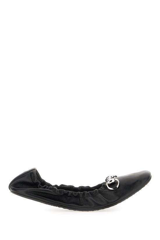 26FW 구찌 프리마 여성 발레리나 슈즈 875322AAF3Q 1000 Nero