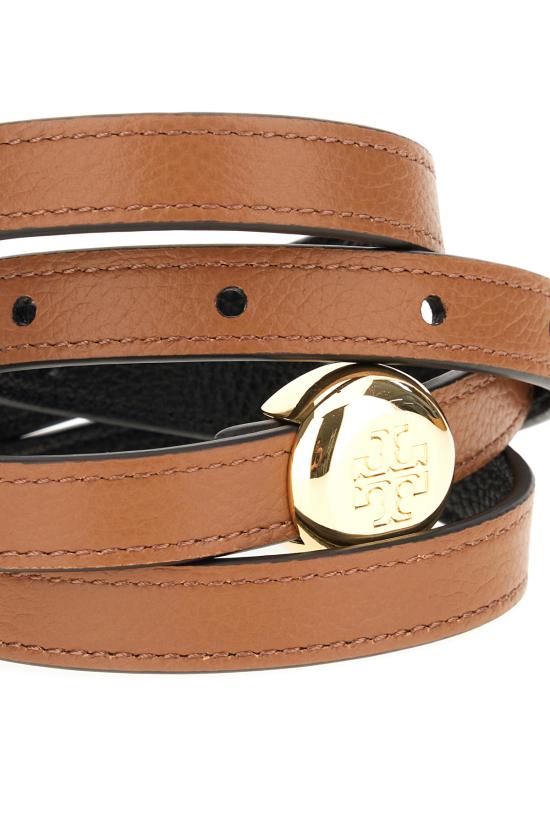 26SS 토리버치 벨트 175052 002 BLACK AGED TAN - TORY BURCH