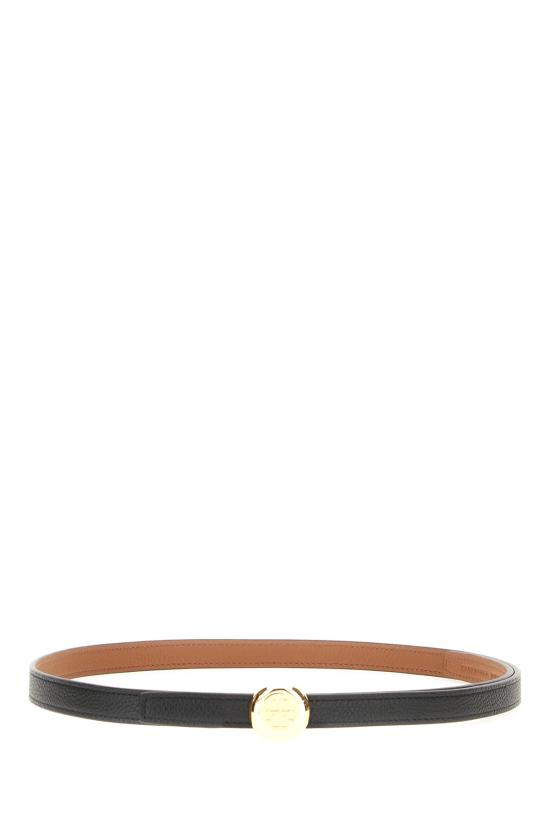 26SS 토리버치 벨트 175052 002 BLACK AGED TAN