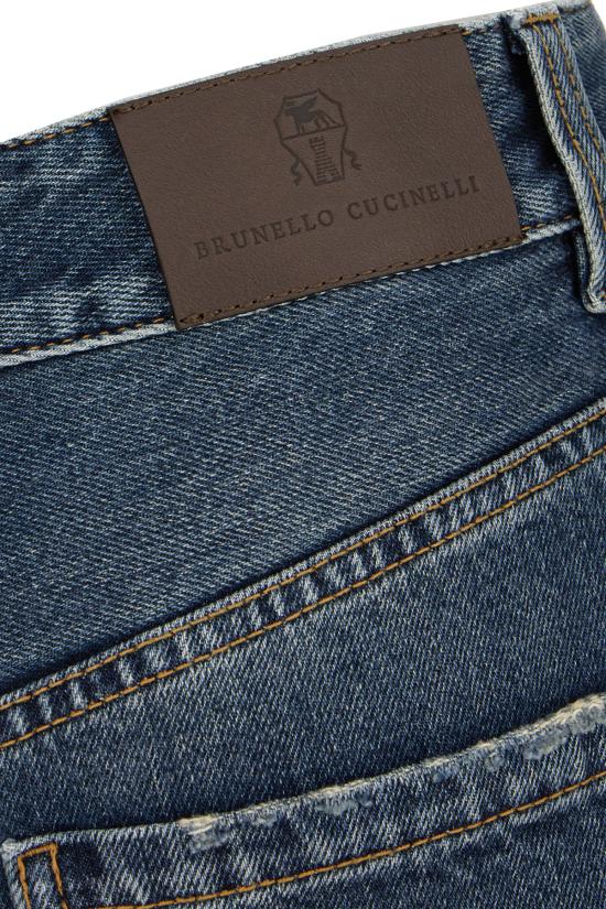 26SS 브루넬로 쿠치넬리 데님 팬츠 MA095P4045 C9039 AGED BLUE DENIM - BRUNELLO CUCINELLI