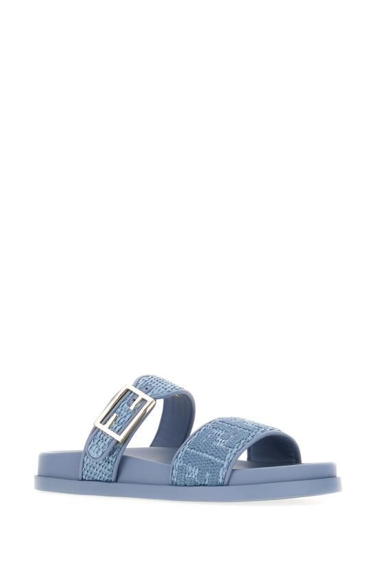 26FW 펜디 뮬/슬리퍼 8X8710AY2E F1WQK Azzurro - FENDI