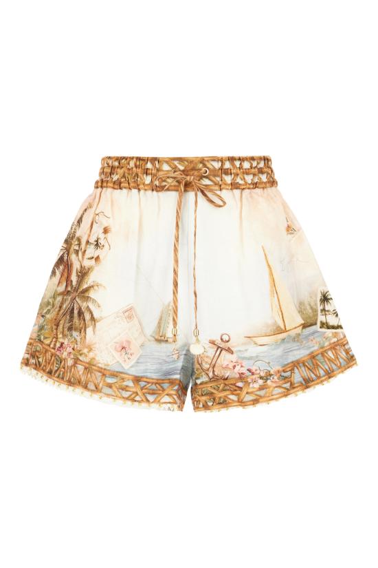 26FW 짐머만 숏팬츠 8143ASS263 ISMB ISLAND MAP BLUE