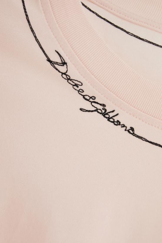 26FW 돌체앤가바나 반팔 티셔츠 G8RN8ZG7P9O F0662 Rosa - DOLCE & GABBANA