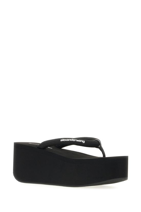 26FW 알렉산더 왕 뮬/슬리퍼 30326S024 001 BLACK - ALEXANDER WANG