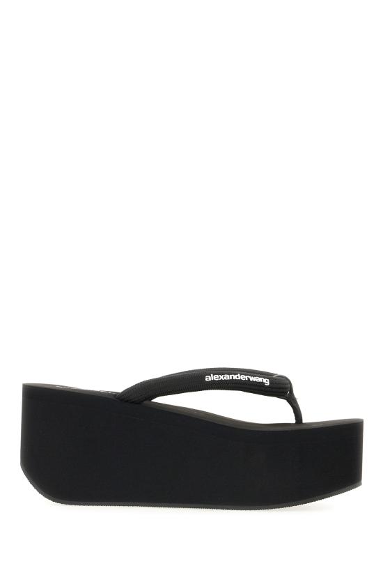 26FW 알렉산더 왕 뮬/슬리퍼 30326S024 001 BLACK