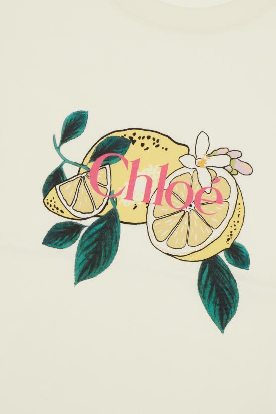 26FW 끌로에 반팔 티셔츠 CH26AJH08981 107 ICONIC MILK - CHLOE