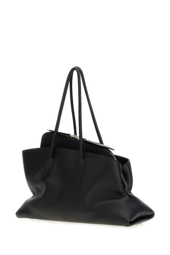 26FW 디 아티코 라 파세지아타 미디엄 탑 핸들 백 250WAH00054LBT117AA 100 BLACK - THE ATTICO