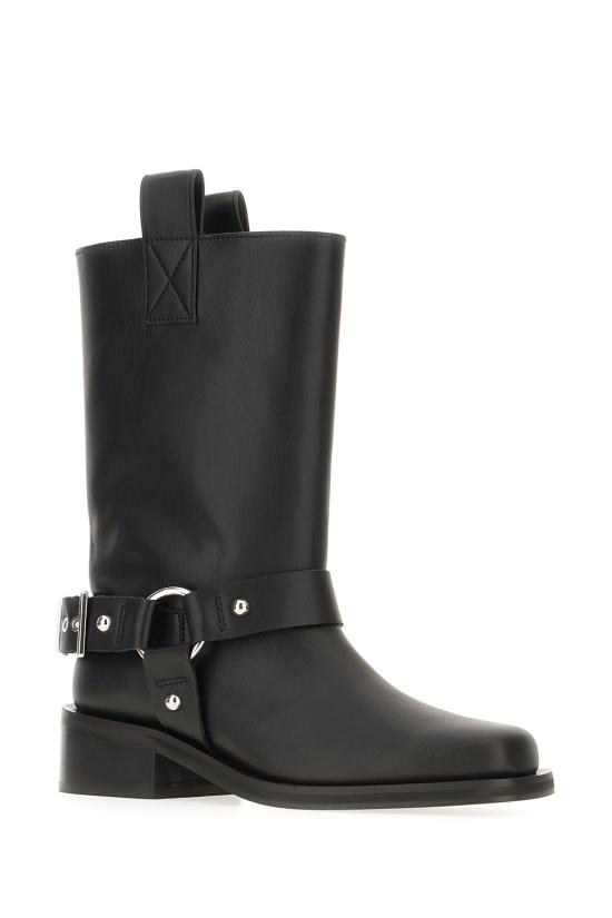 26FW 가니 미드 샤프트 바이커 부츠 B101010211800 099 BLACK - GANNI