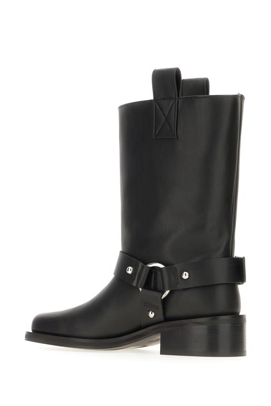 26FW 가니 미드 샤프트 바이커 부츠 B101010211800 099 BLACK - GANNI